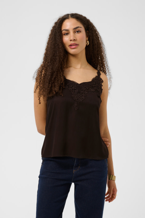 Cream CRANNA TOP 10611224-FW26
