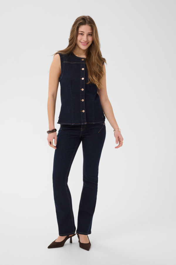 Cream CRDamy Denim Waistcoat 10615211-FW26