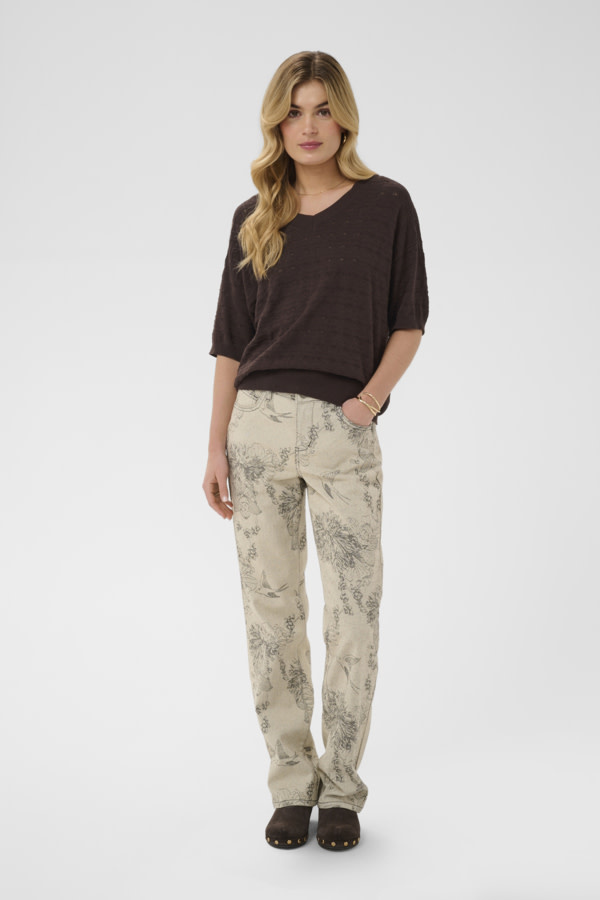 Cream CRAnnali Short Knit Pullover 10615160-FW26