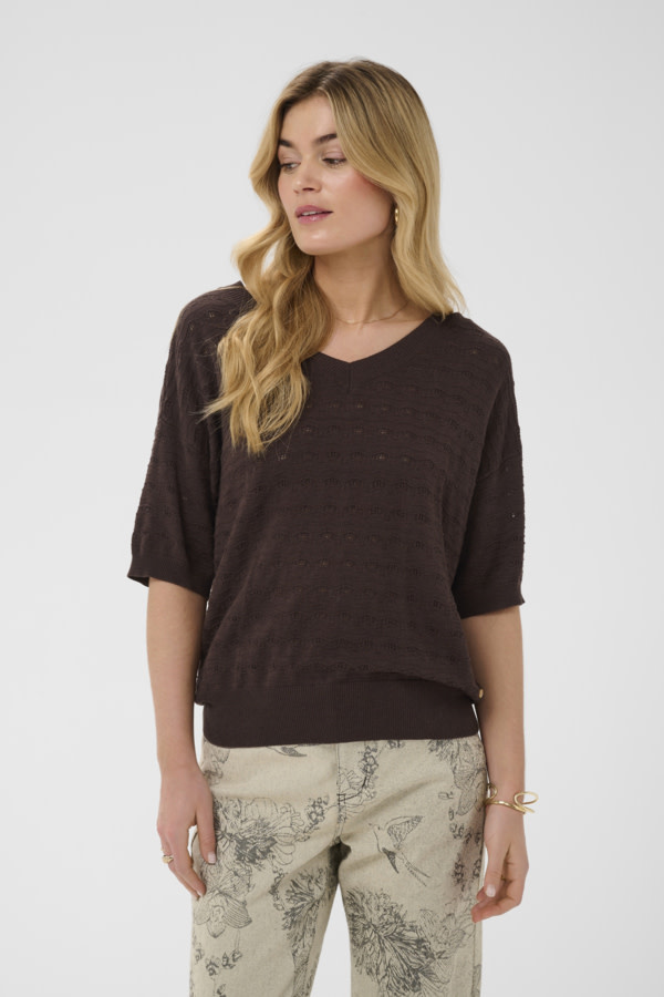Cream CRAnnali Short Knit Pullover 10615160-FW26