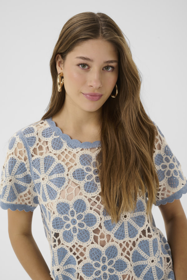 Cream CRMallica crochet blouse 10615269-FW26