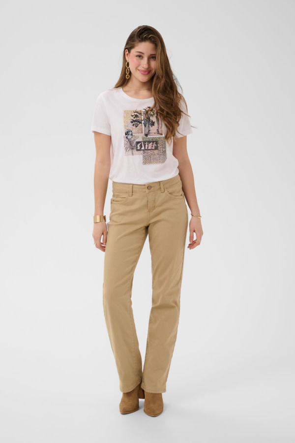 Cream CRSophia LP Straight Twill - Coco Fit 10614735-FW26