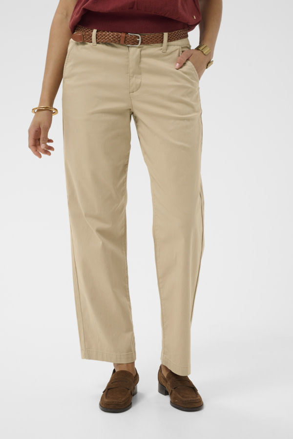 Cream CRLorraine Belt Pant 10613668-FW26