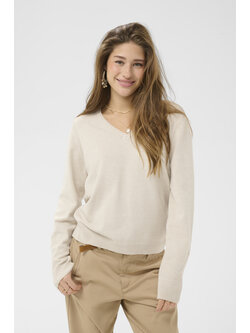 Cream CRDela Knit Pullover 10615141-FW26
