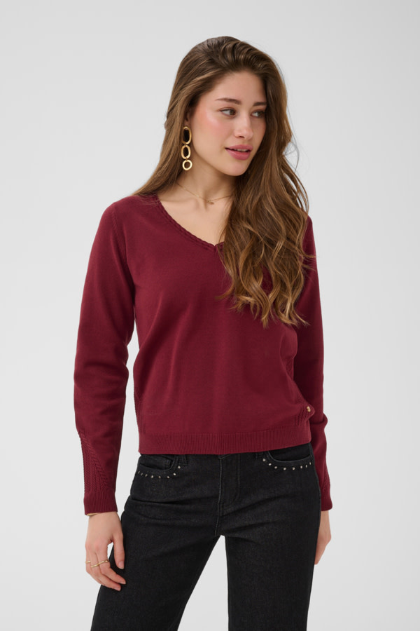 Cream CRDela Knit Pullover 10615141-FW26