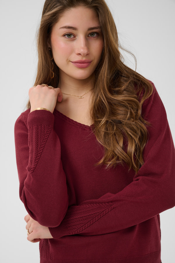 Cream CRDela Knit Pullover 10615141-FW26