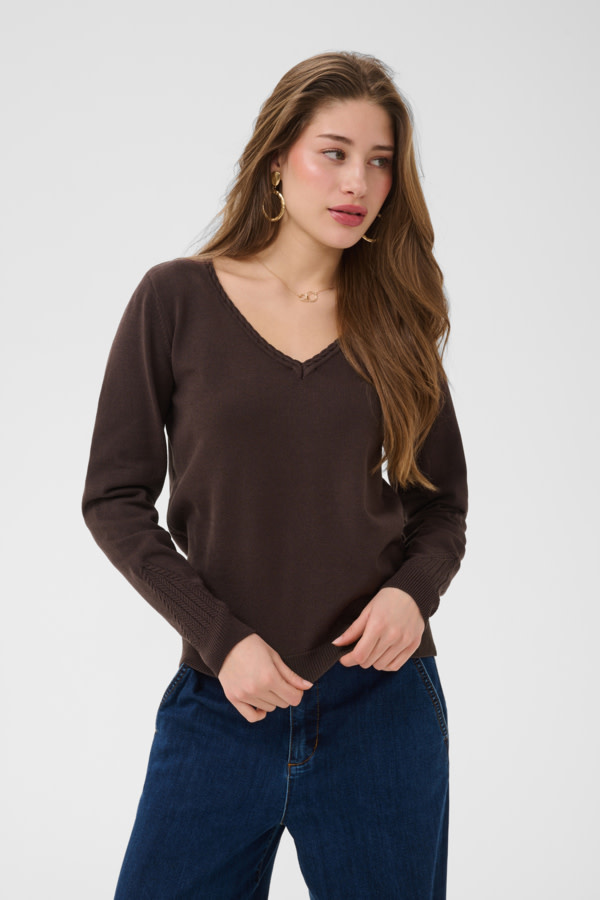 Cream CRDela Knit Pullover 10615141-FW26