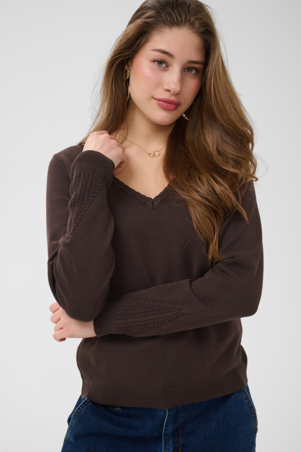 Cream CRDela Knit Pullover 10615141-FW26