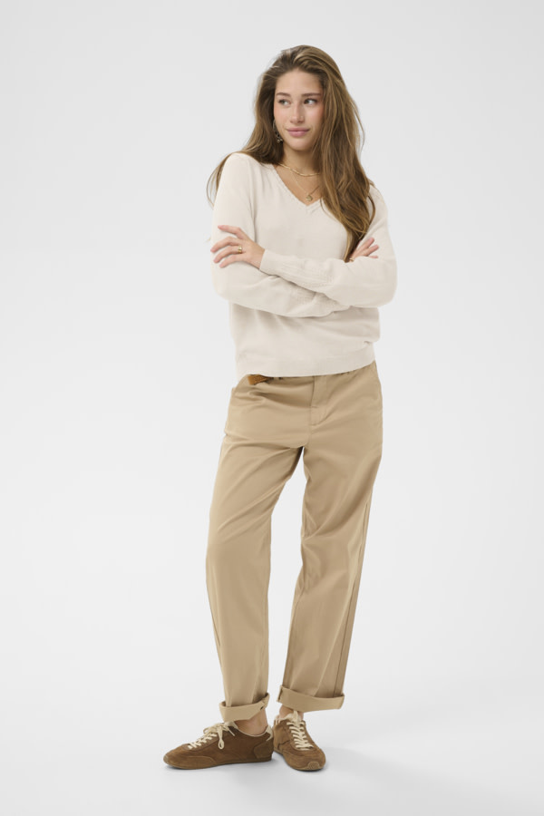 Cream CRDela Knit Pullover 10615141-FW26