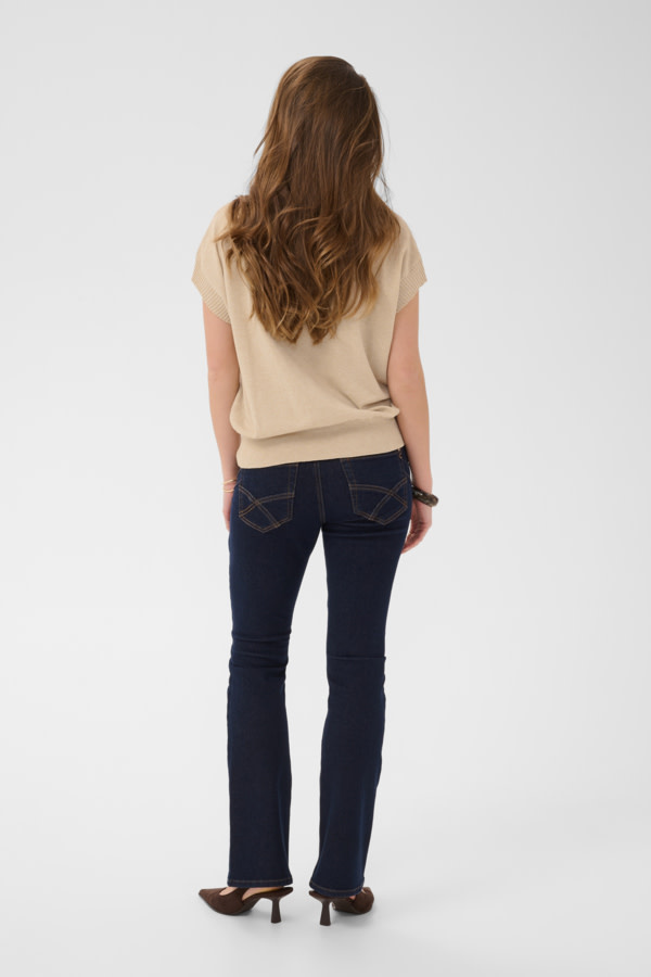 Cream CRDela Knit Slipover 10615601-FW26