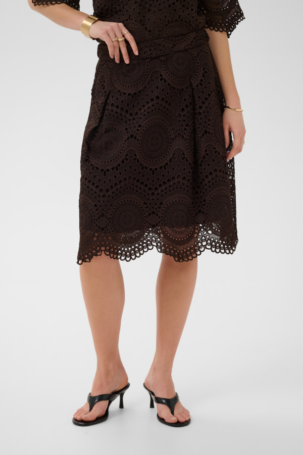 Cream CRBaja Skirt 10615150-FW26