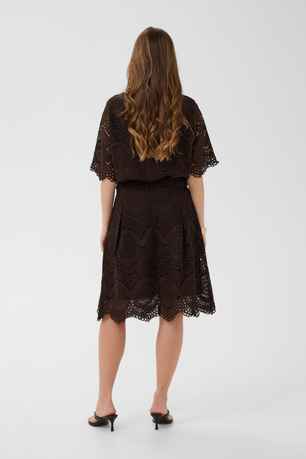 Cream CRBaja Skirt 10615150-FW26