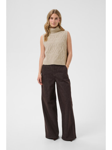 Cream CRElsie Knit Slipover 10615533-FW26