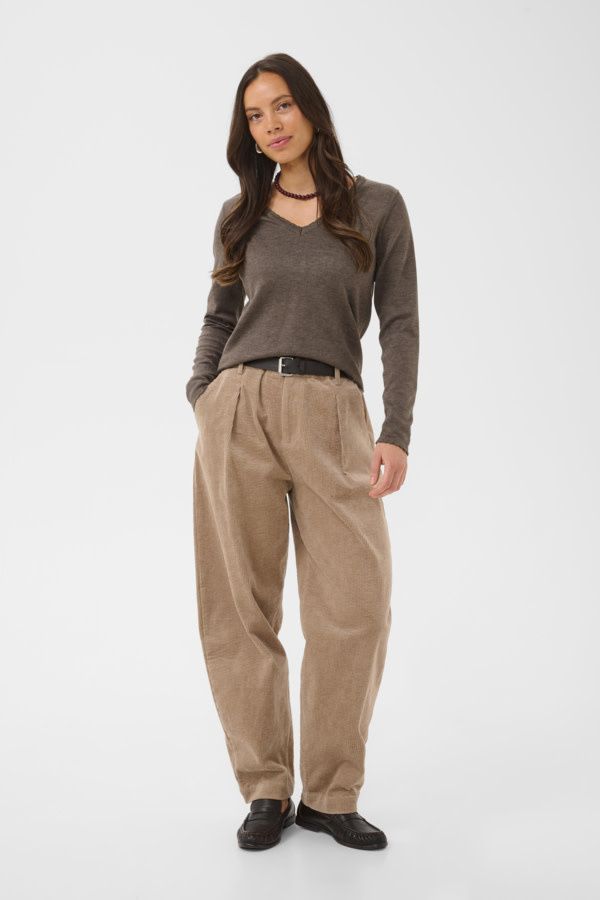 St Tropez MilaSZ LS V-Neck Pullover 30513960-FW26