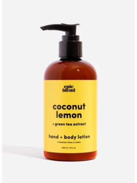 Epic Blend Hand and Body Lotion Coconut Lemon 8oz