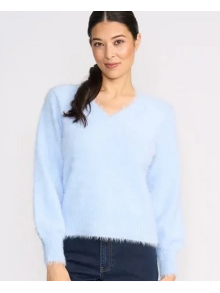 Foil Fluffin' Cute V Sweater 8429