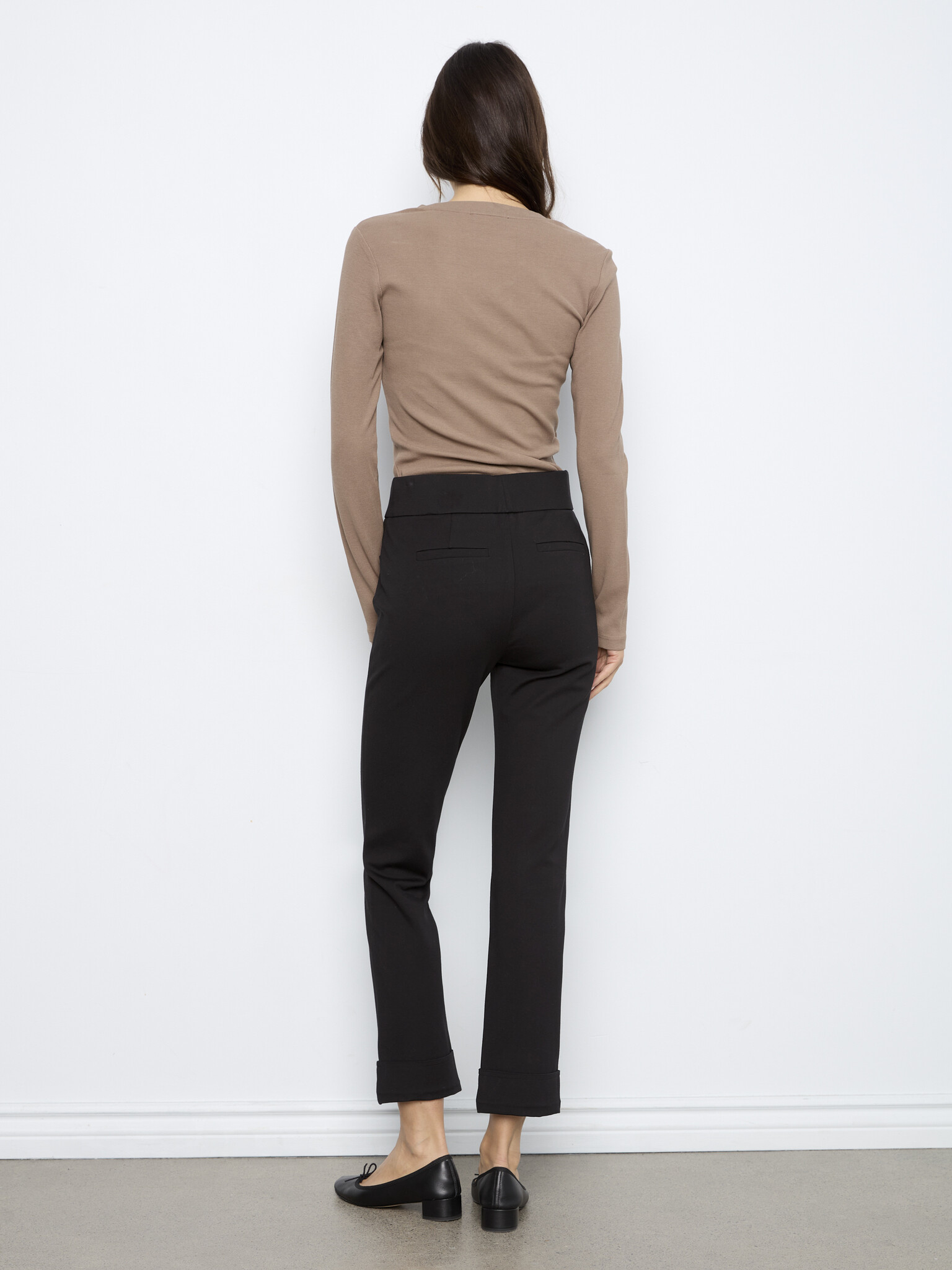 Charlie B Rolled Cuffs Pants With Pockets C5526RR/633B -FW26