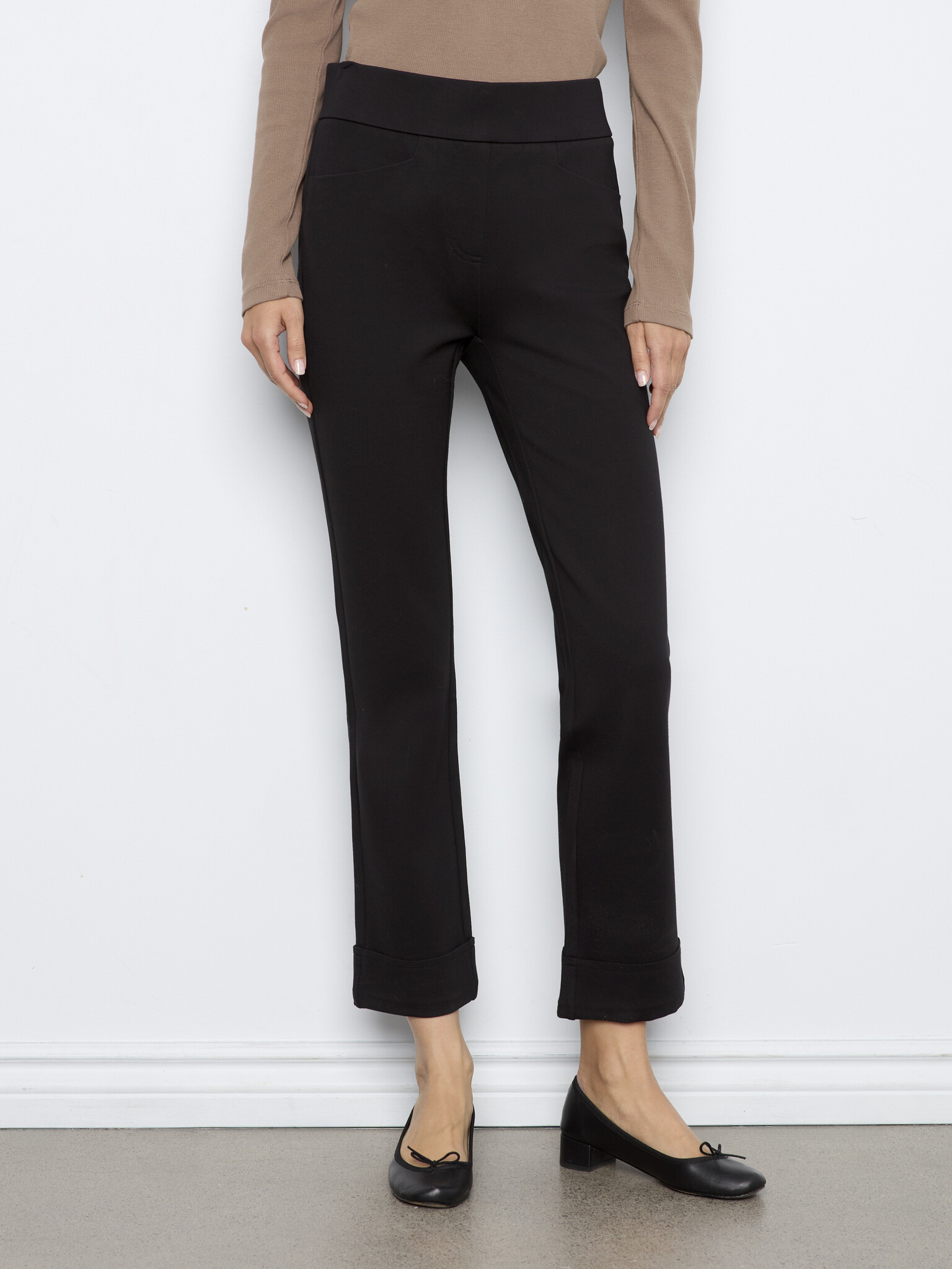 Charlie B Rolled Cuffs Pants With Pockets C5526RR/633B -FW26