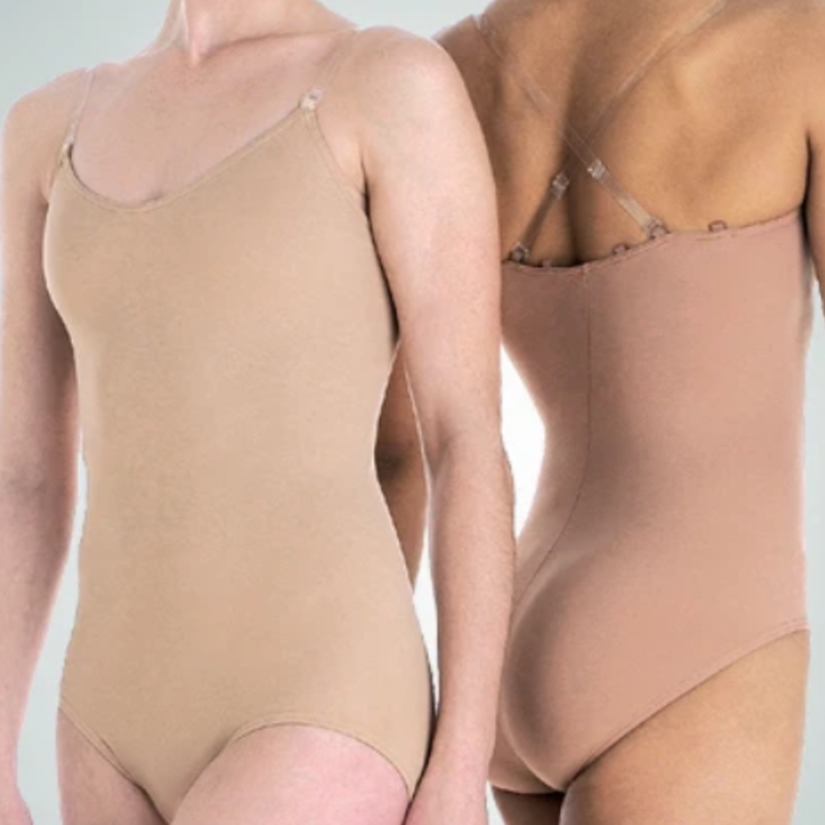 Body Wrappers 260 Nude Adjustable Camisole Leotard - MK Dancewear