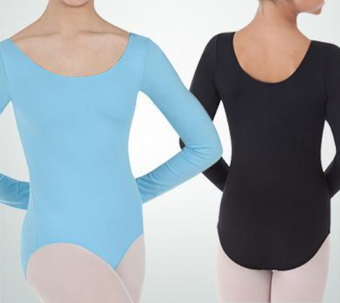 Childrens Long Sleeve Nylon Unitard by Body Wrappers