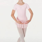 Body Wrappers Body Wrappers BWP191 Child Cap Sleeve Skirted Leotard