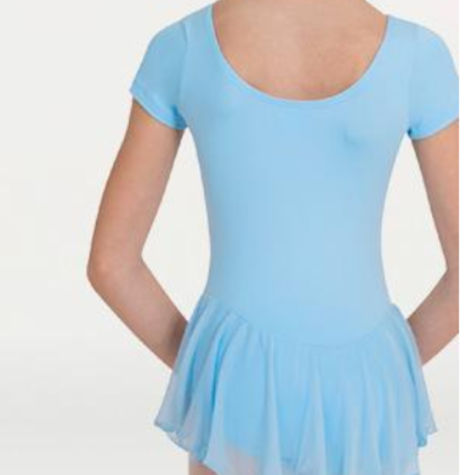Body Wrappers Body Wrappers BWP191 Child Cap Sleeve Skirted Leotard