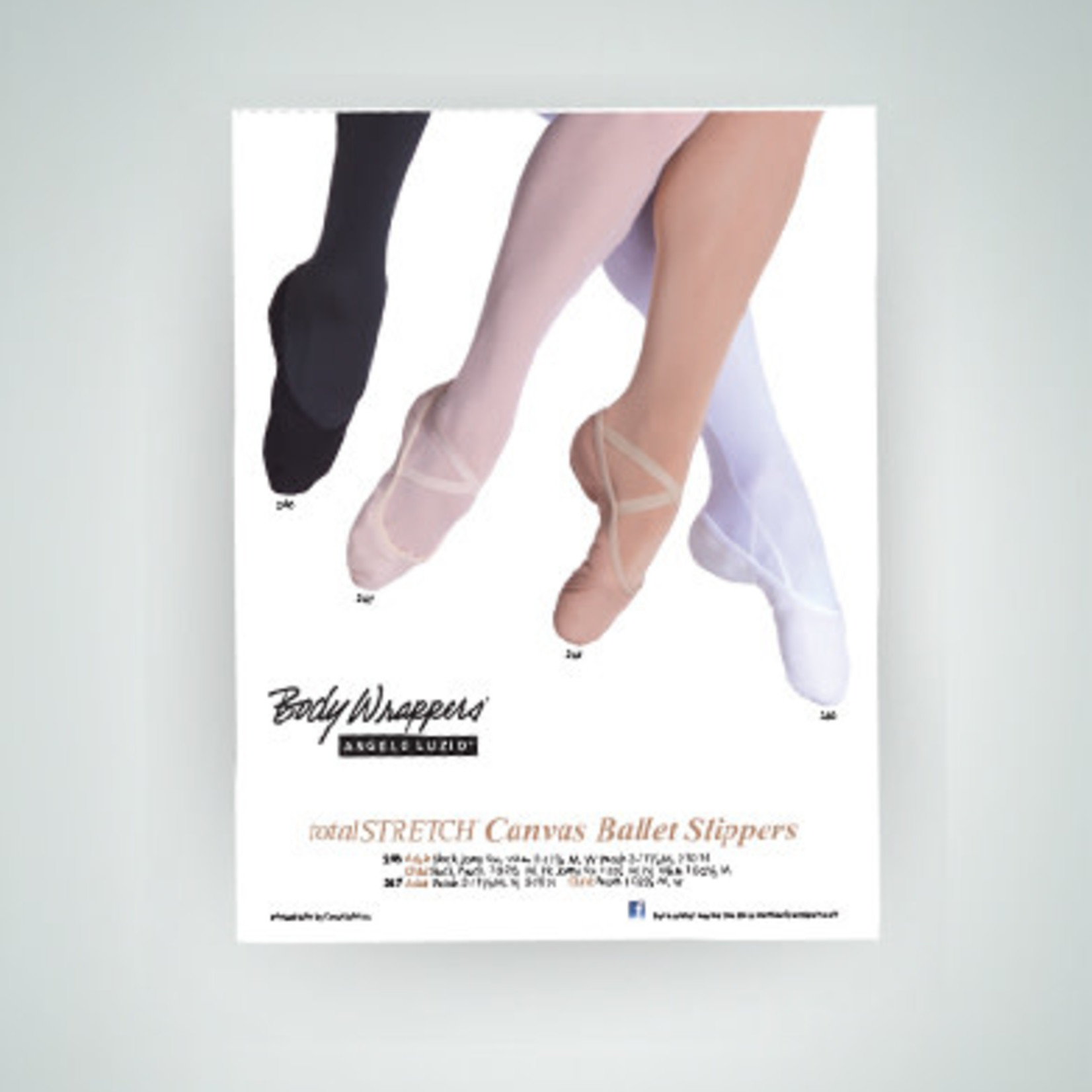 Body Wrappers Body Wrappers 246A Stretch Canvas Ballet