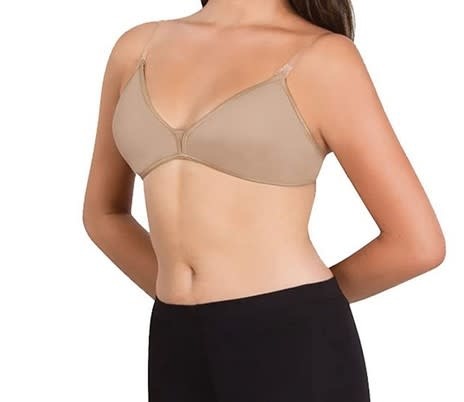 Body Wrappers Body Wrappers 283 Deep-V Clear Straps Bra