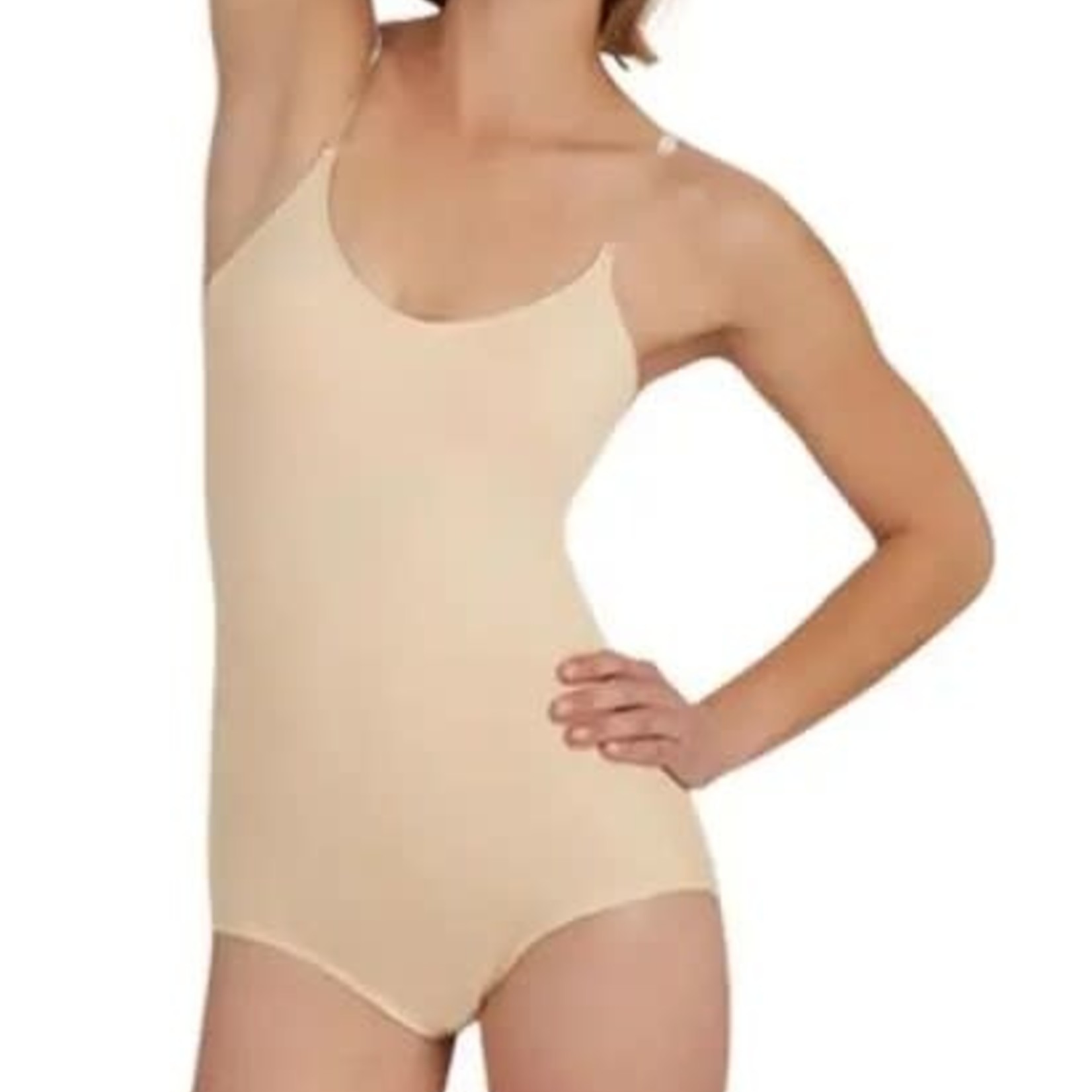 Body Wrappers Padded Camisole Leotard with Clear Straps 285