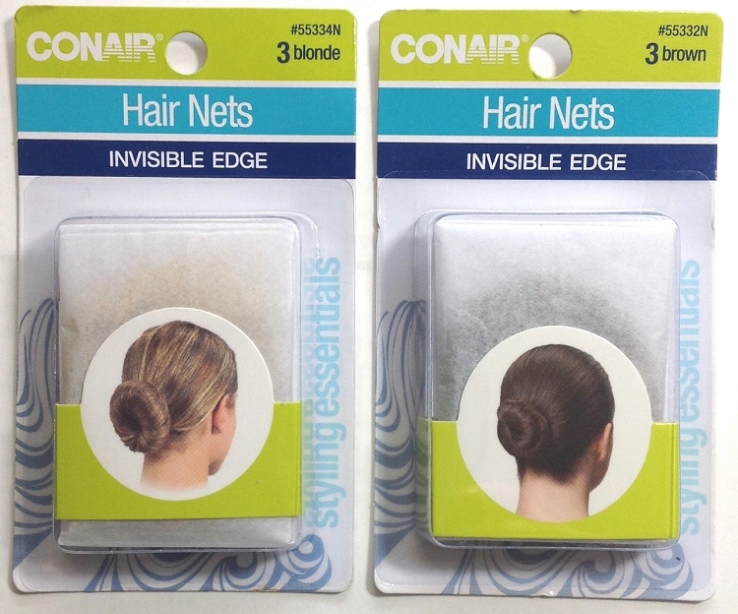 CONCIO 3点セット Conair 3 Pack Hair Nets - MK Dancewear