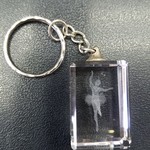 CJ Merchantile CJ Merchantile G06 Crystal Ballerina Keychain