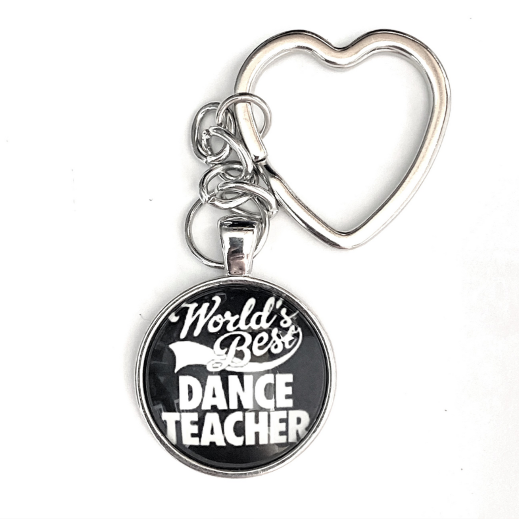 CJ Merchantile CJ Merchantile KC26 World's Best Dance Teacher Key Chain