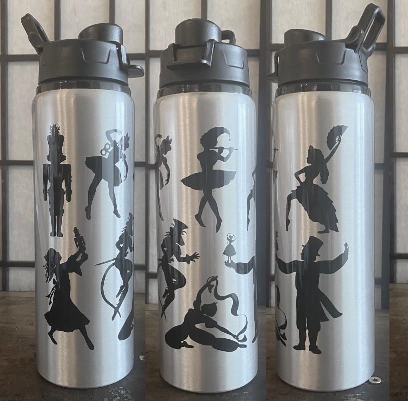 NUTCRACKER AND MOUSE KING WATER BOTTLE by Covet : MOUSE KING WATER