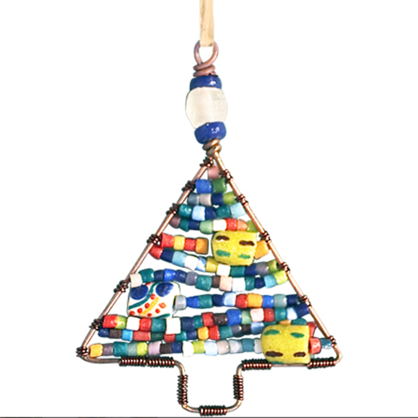 Global Mamas Global Mamas Recycled Glass Tree Mini - Rainbow