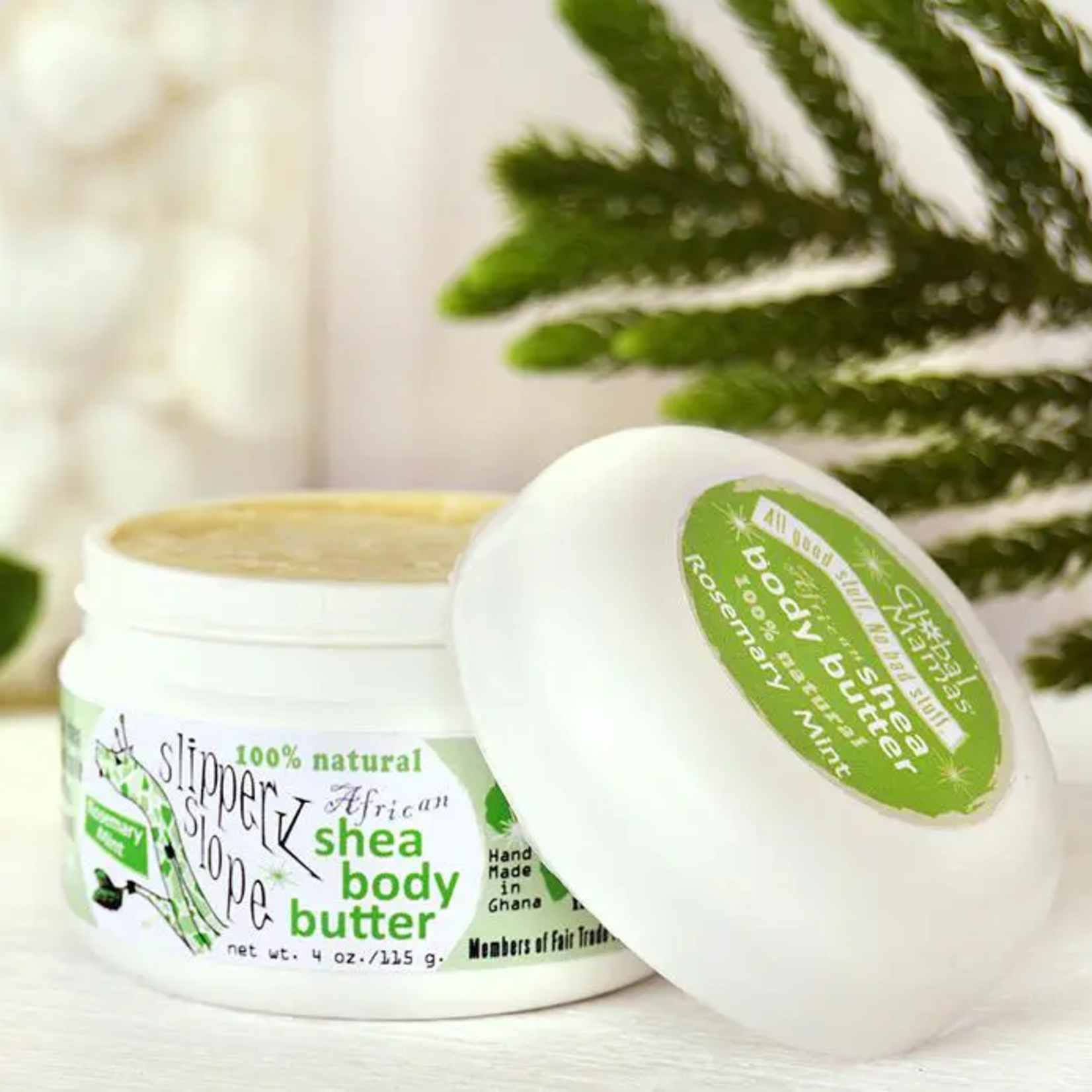 Global Mamas Global Mamas Slippery Slope Rosemary Mint Shea Butter