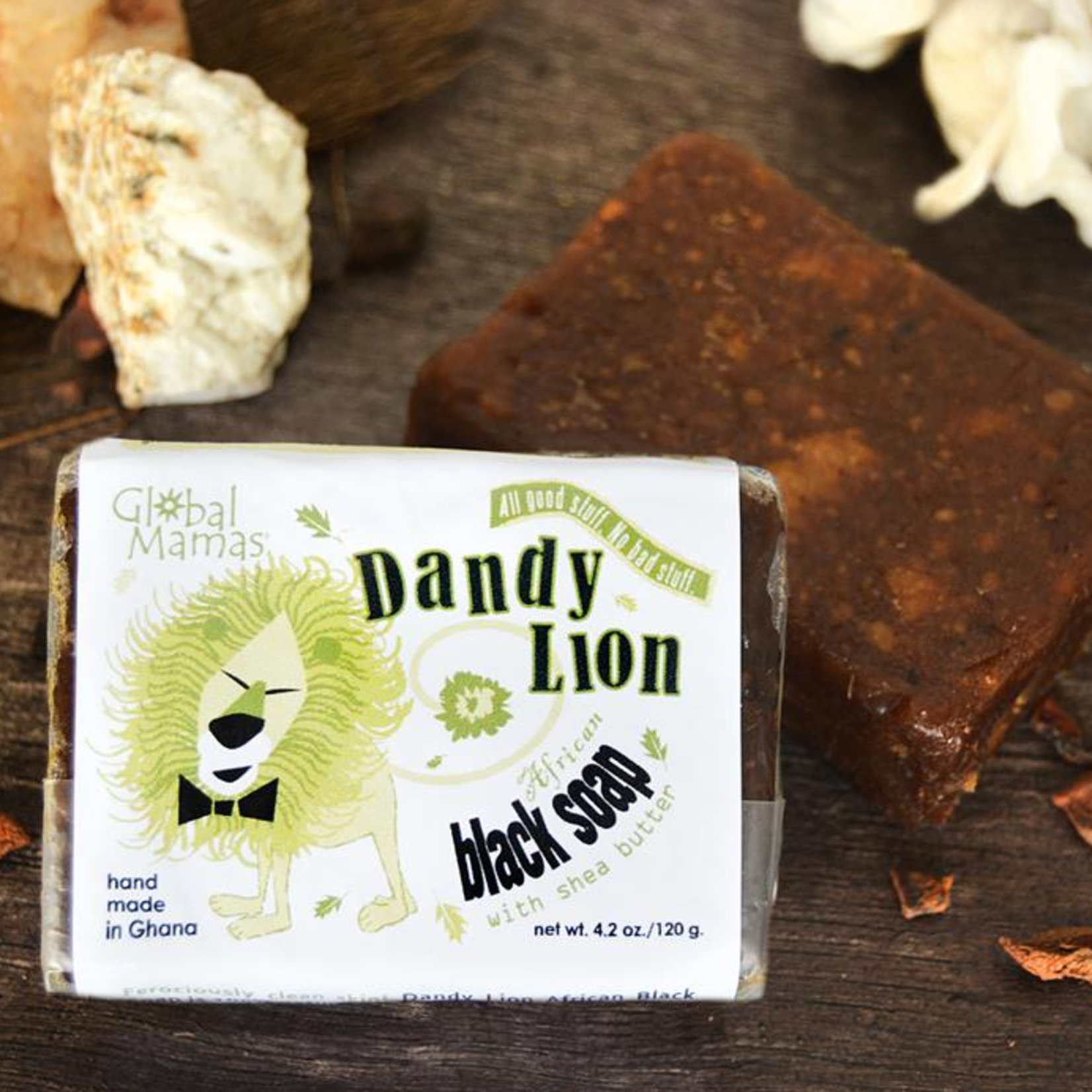 Global Mamas Global Mamas Dandy Lion Black Shea Soap