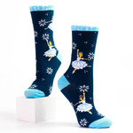 Nutcracker Ballet Gifts Nutcracker Snow Scene Dancers Adult Light Weight Socks