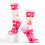 Nutcracker Ballet Gifts Sugar Plum Ballerina Adult Light Weight Socks