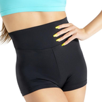 Capezio Capezio TB131 Black High Waisted Shorts