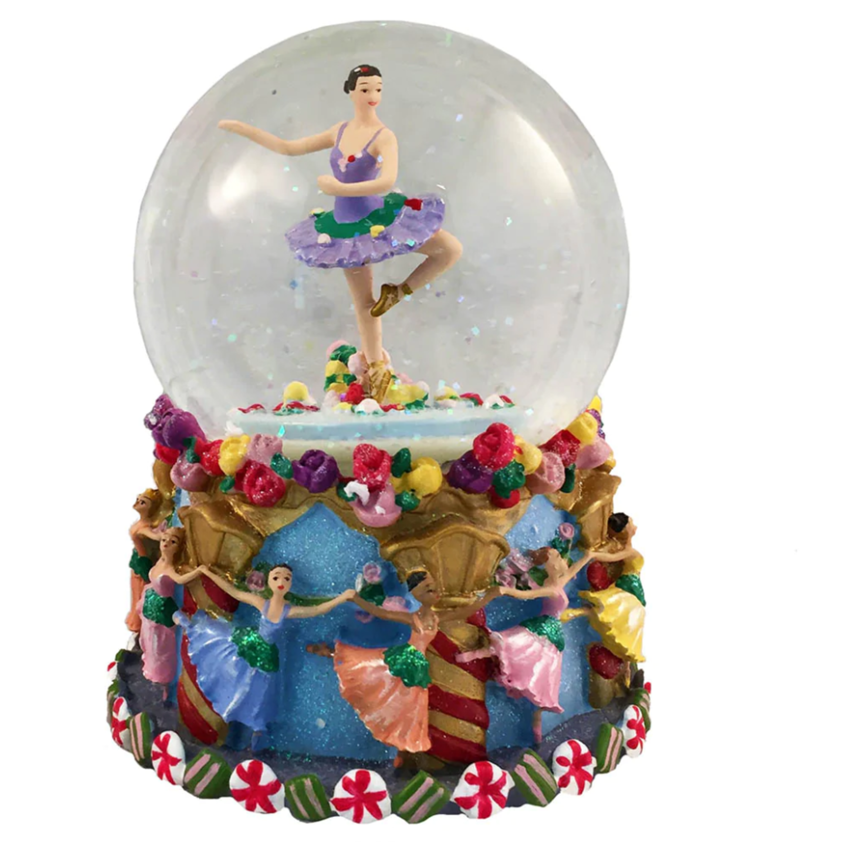 Nutcracker Ballet Gifts Musical Waltz of the Flowers Ballerina Turning Snow Globe