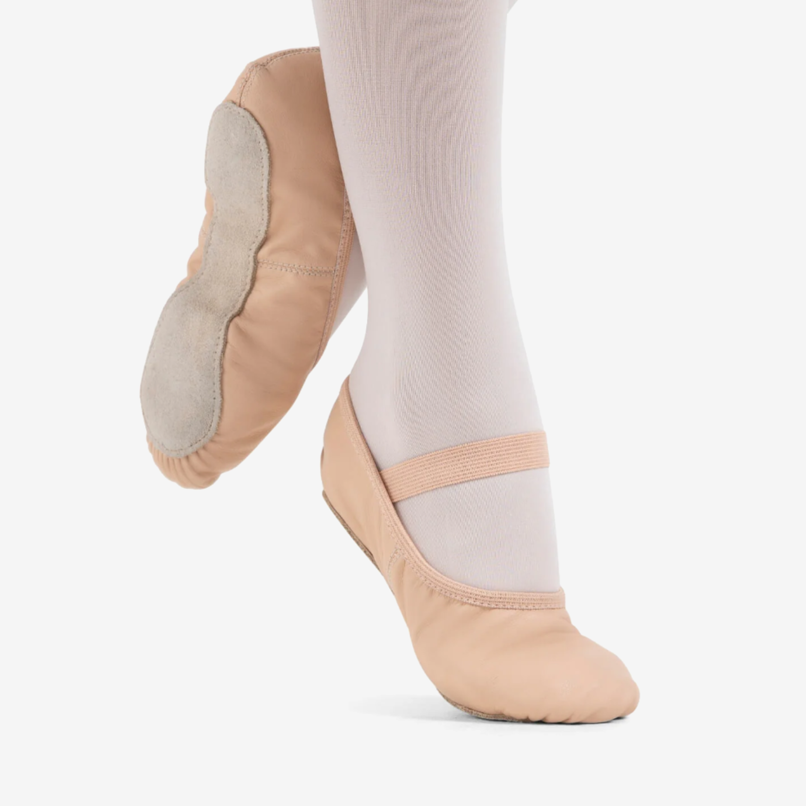 Capezio Capezio V100 Luna Leather Full-sole Ballet Shoe