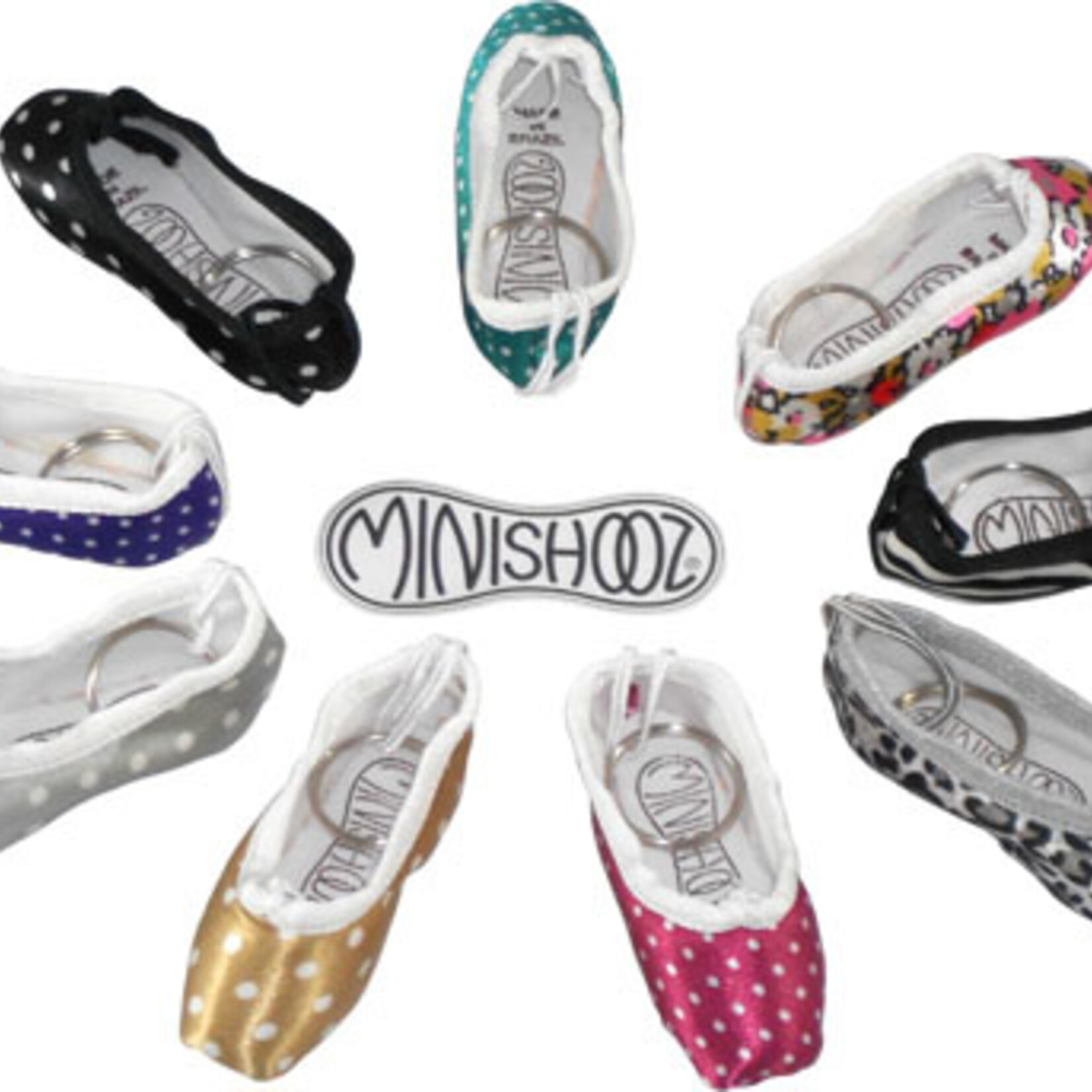 Pillows for Pointes Pillows for Pointes Patterned Mini Pointe Shoe Keychain