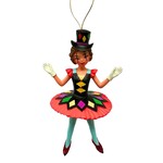 Nutcracker Ballet Gifts Harlequin Dancer Resin Ornament