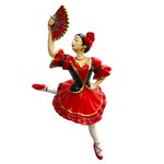 Nutcracker Ballet Gifts Spanish Dancer Resin Ornament