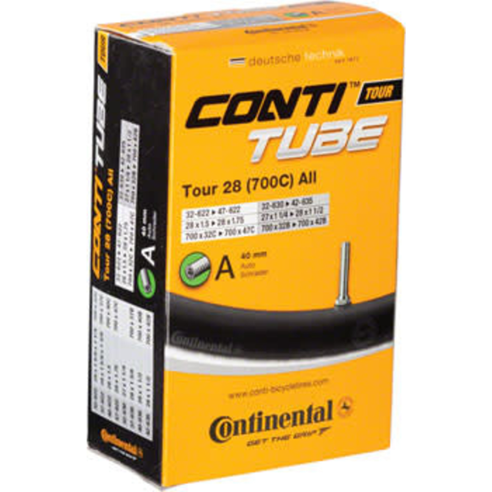 Continental Continental 700 x 32-47mm 40mm Schrader Valve Tube