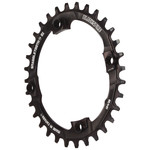 Blackspire Snaggletooth 104BCD Oval NW Chainring, 32T - Black