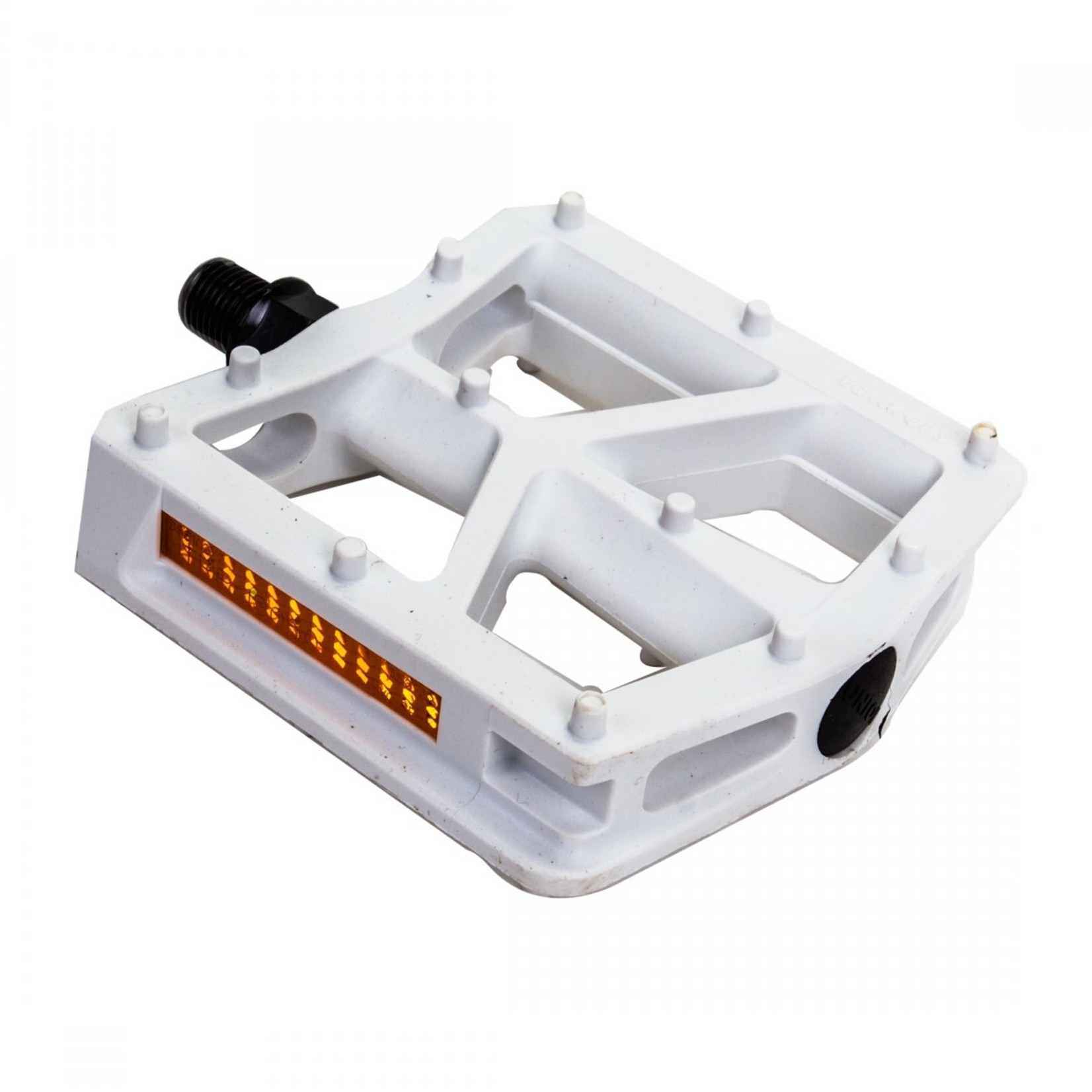 BLACK OPS Black Ops T-Bar Pedals, White, 1/2"
