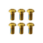 Clarks Clarks Anodized Rotor Bolts, Gold