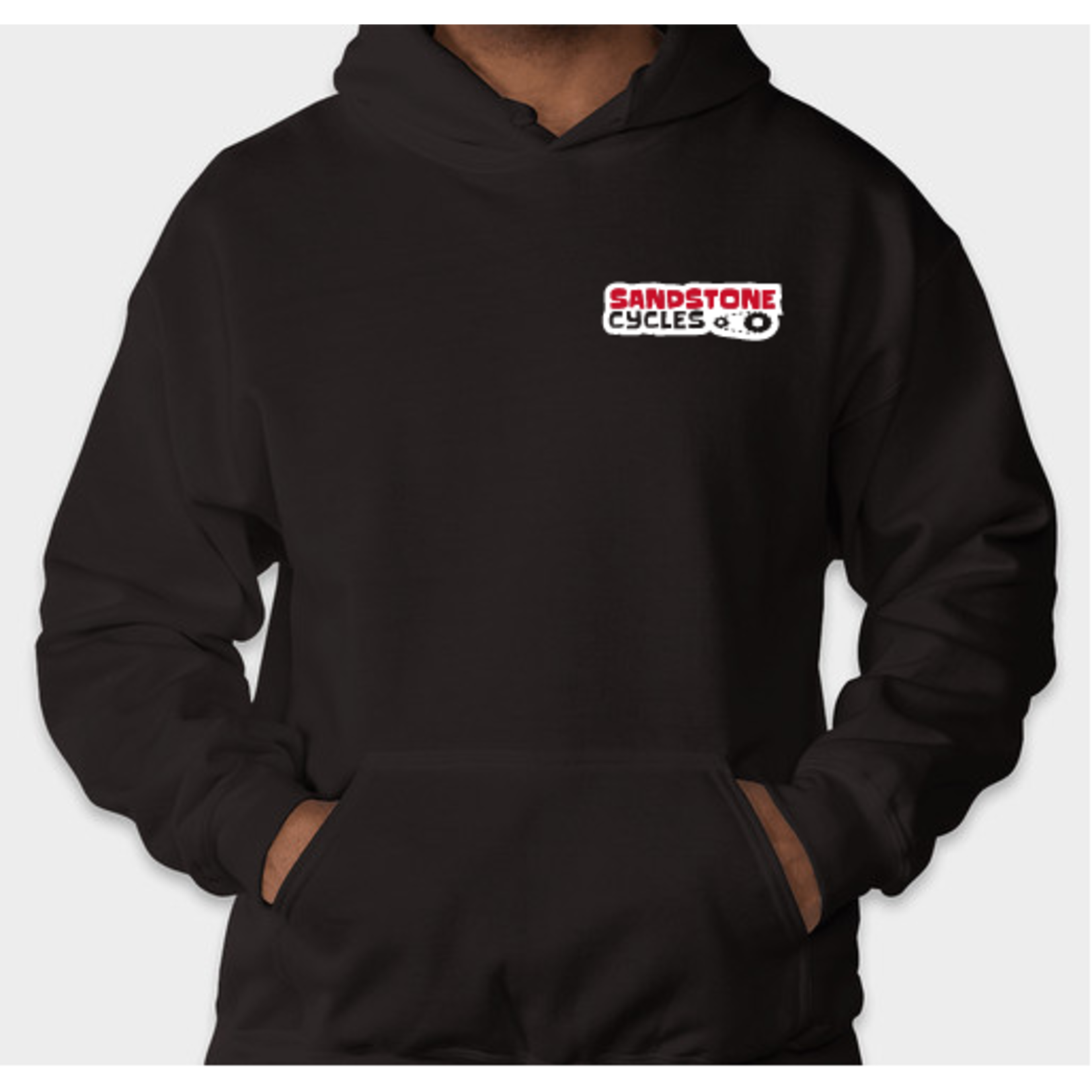 Gildan BLACK SANDSTONE CYCLES 2022 HOODIE - SMALL