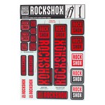 RockShox RockShox Decal Kit-35mm, Red